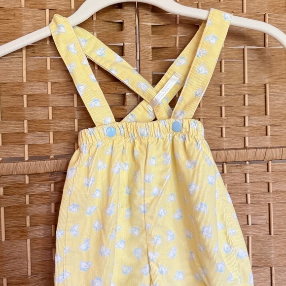 Peter Rabbit & Friends Baby 6 Months Overall Yellow / Baby Blue Duck Overalls - Picture 7 of 14